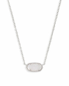 ELISA NECKLACE- SILVER IRIDESCENT