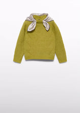 Load image into Gallery viewer, SCARF DETAIL SWEATER- PISTACHIO