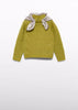 SCARF DETAIL SWEATER- PISTACHIO