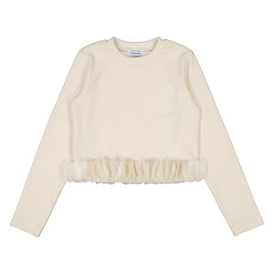 PETALS TOP- MACCHIATO