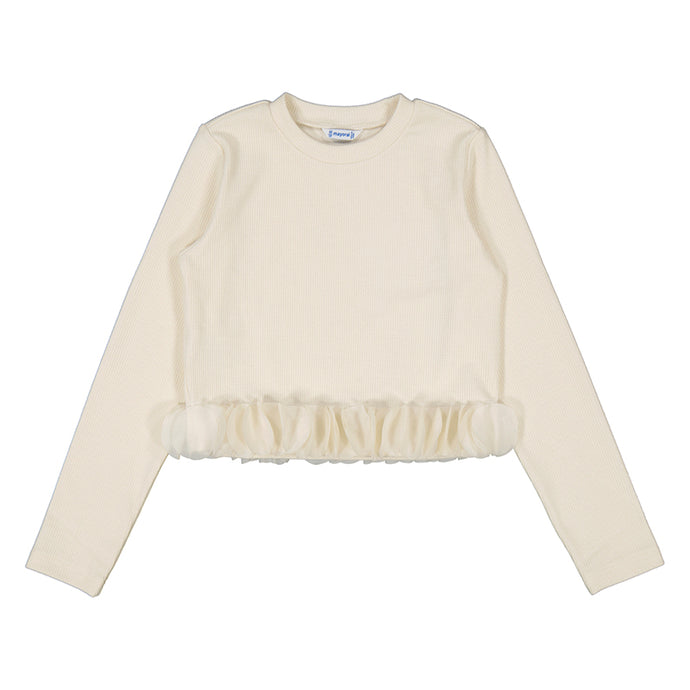PETALS TOP- MACCHIATO