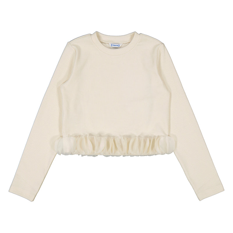 PETALS TOP- MACCHIATO