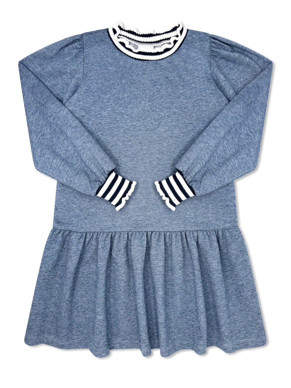DOROTHY DRESS - DENIM KNIT