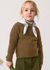 SCARF DETAIL SWEATER- CAMEL
