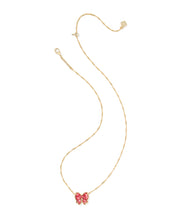 Load image into Gallery viewer, HALEY BOW NECKLACE- SCARLET RED