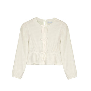 MALLORY TIE FRONT TOP