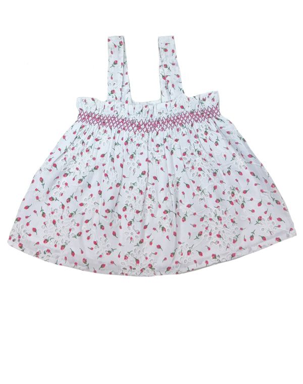 TINY FLORAL SHORE TOP