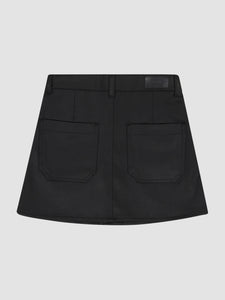 JENNY SKIRT- BLACK COATED