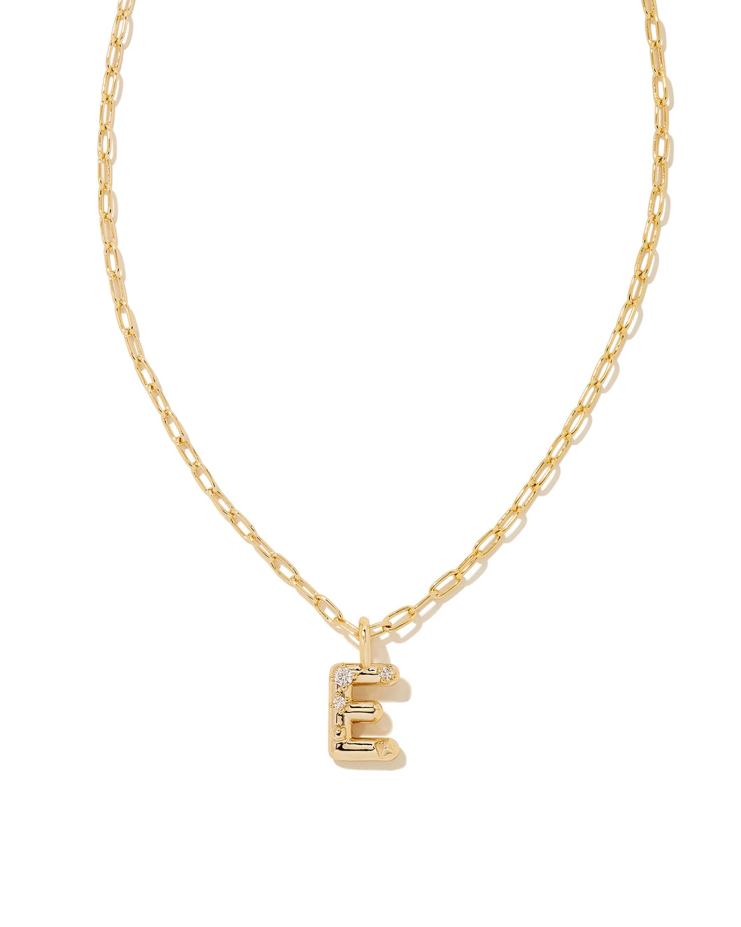 LETTER E NECKLACE