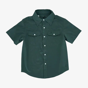 PERFORMANCE PEARL SNAP- MALLARD GREEN