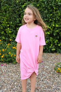 PINK TEE DRESS