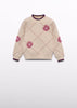 DIAMOND FLOWER SWEATER