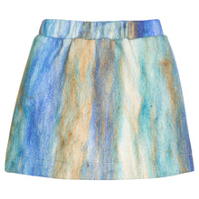 Load image into Gallery viewer, WOOL MINI SKIRT - BLUE MULTI