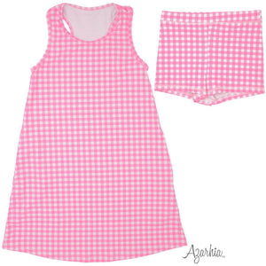 IZZY TENNIS DRESS- GINGHAM