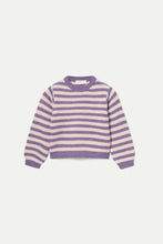 Load image into Gallery viewer, PURPLE STRIPE KNITTED JUMPER