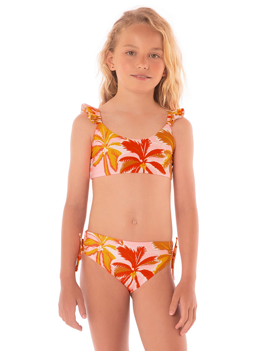 PINK PALMS MANGO BIKINI