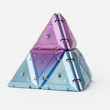 Load image into Gallery viewer, TRIANGLE MAGNETIC FIDGET SET - CHROME