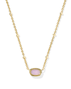 MINI ELISA SATELLITE NECKLACE- PURPLE