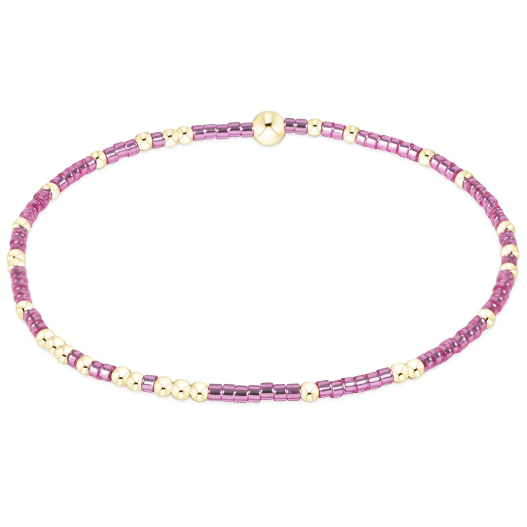 HOPE BRACELET- PINK METALLIC