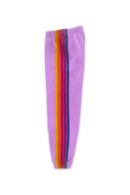 Load image into Gallery viewer, 5 STRIPE SWEATPANT- NEON PURPLE