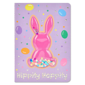 GLITTER BUNNY MINI JOURNAL
