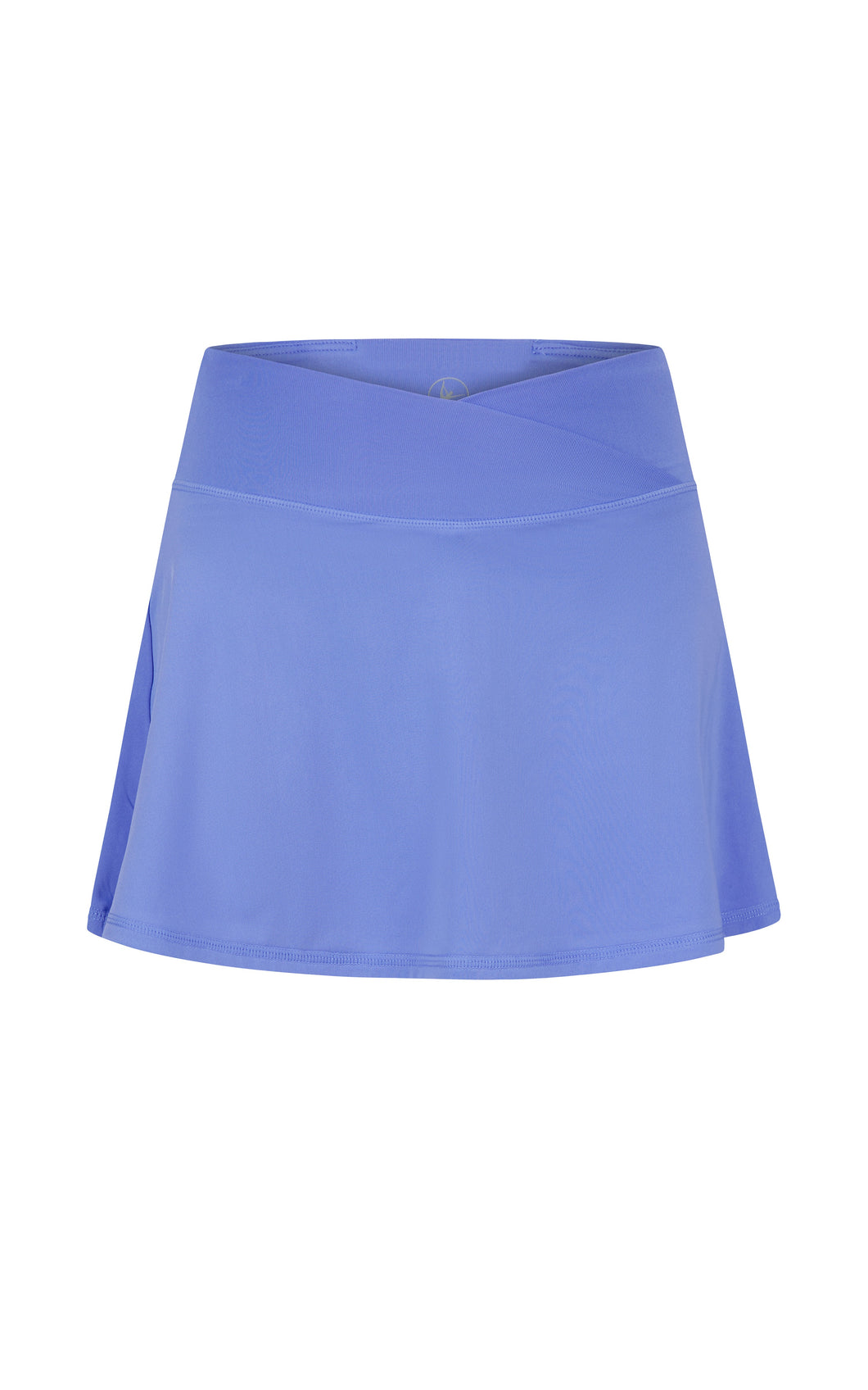 CROSSOVER WAIST SKORT- PERIWINKLE
