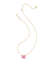 Load image into Gallery viewer, HALEY BOW NECKLACE- ROSE VIOLET