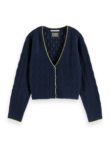 AJOUR KNITTED CARDI
