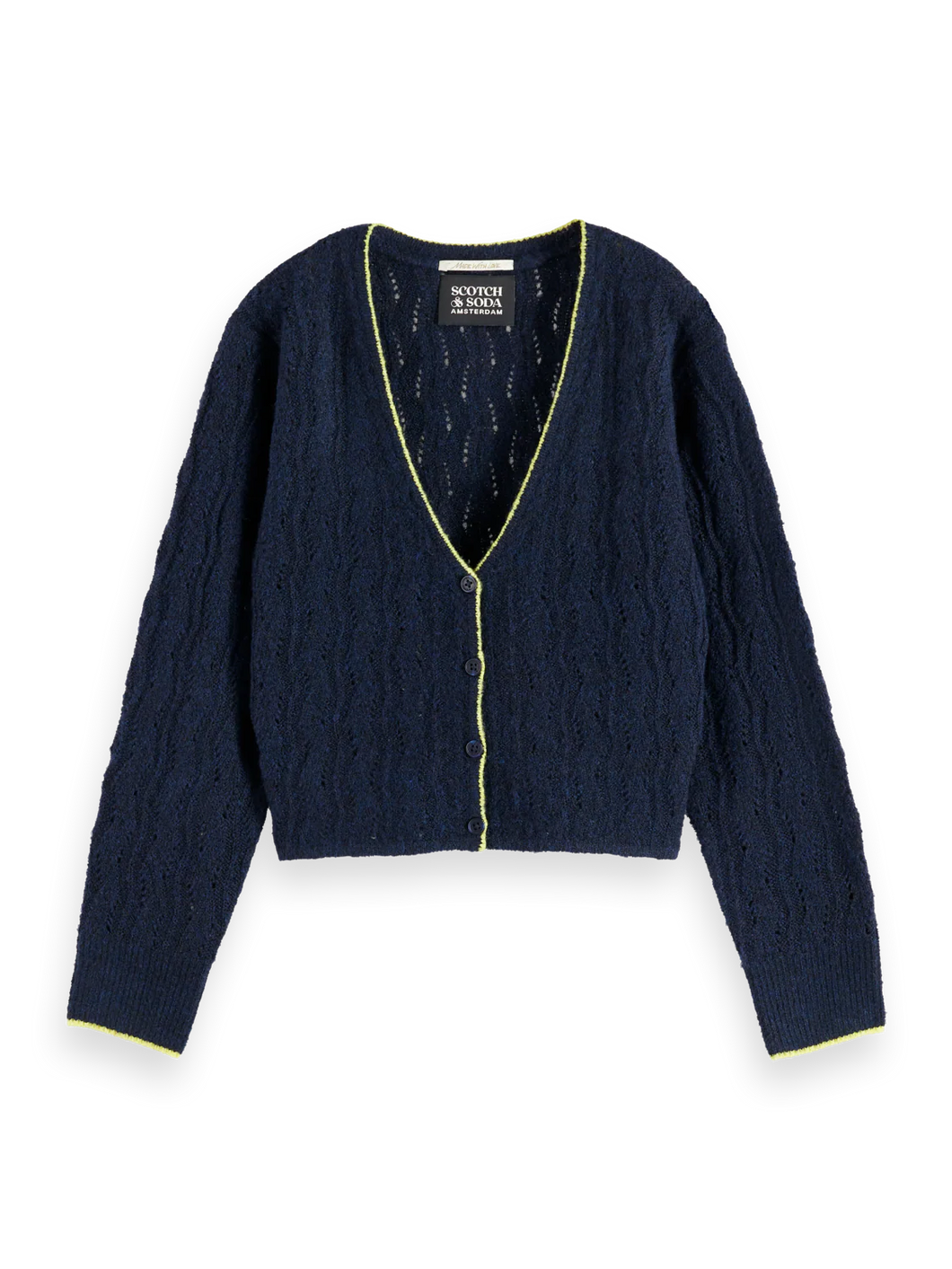 AJOUR KNITTED CARDI