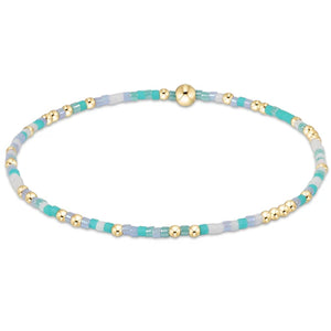 W HOPE BRACELET- TEAL
