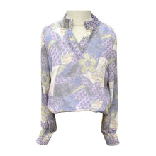 Load image into Gallery viewer, ELIZABETH TOP- PURPLE PATCH