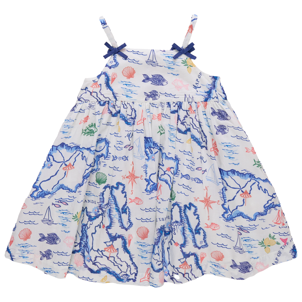 TIA DRESS- ISLAND MAP