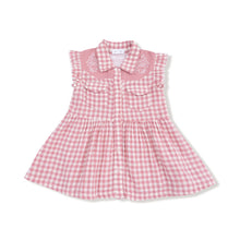 Load image into Gallery viewer, ROSE PINK PLAID DRESS