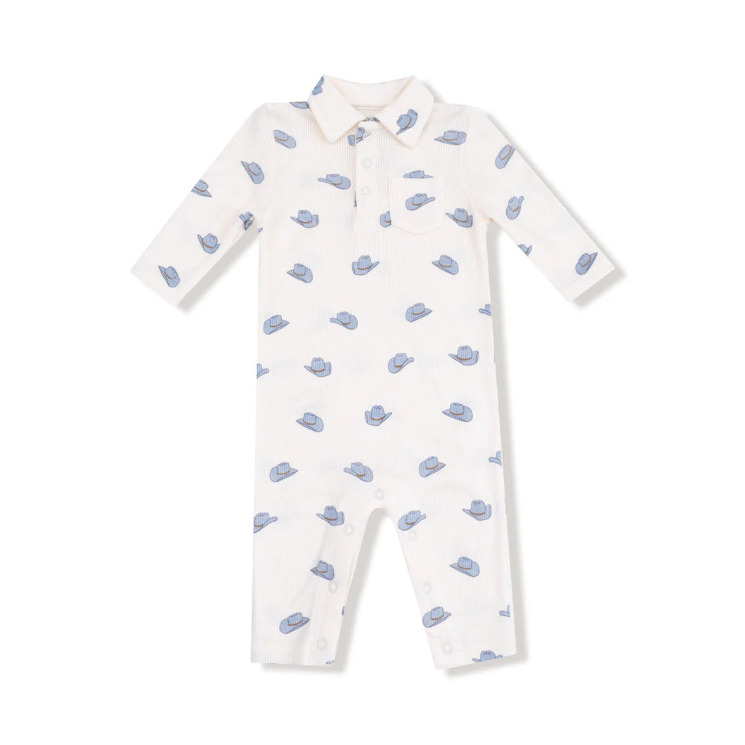 PETITE COWBOY HATS ROMPER