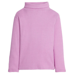 RIBBED TURTLENECK- PETAL
