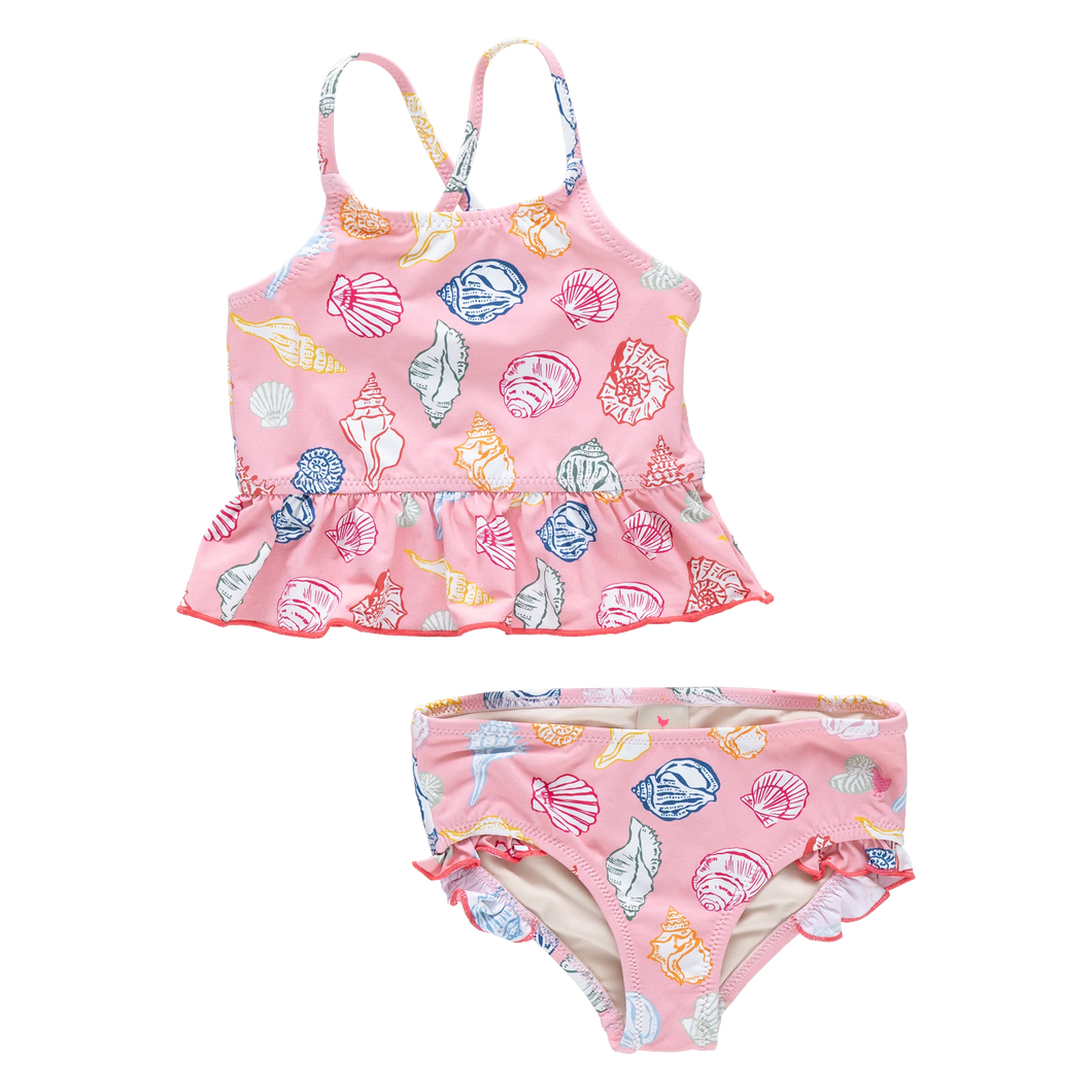 JOY TANKINI- PINK SEASHELLS