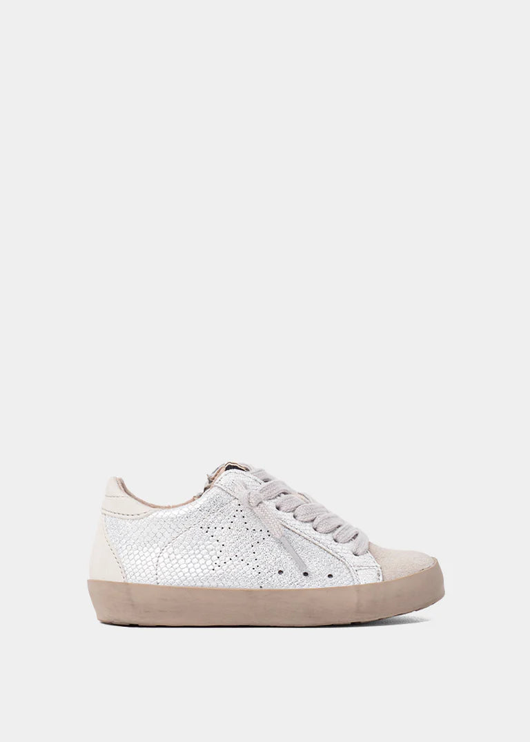MIA SNEAKER- SILVER SNAKE