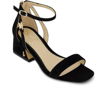 Load image into Gallery viewer, DELANEY BLOCK SANDAL- BLACK