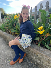 Load image into Gallery viewer, KRISTEN SKIRT- BLUE FLORAL