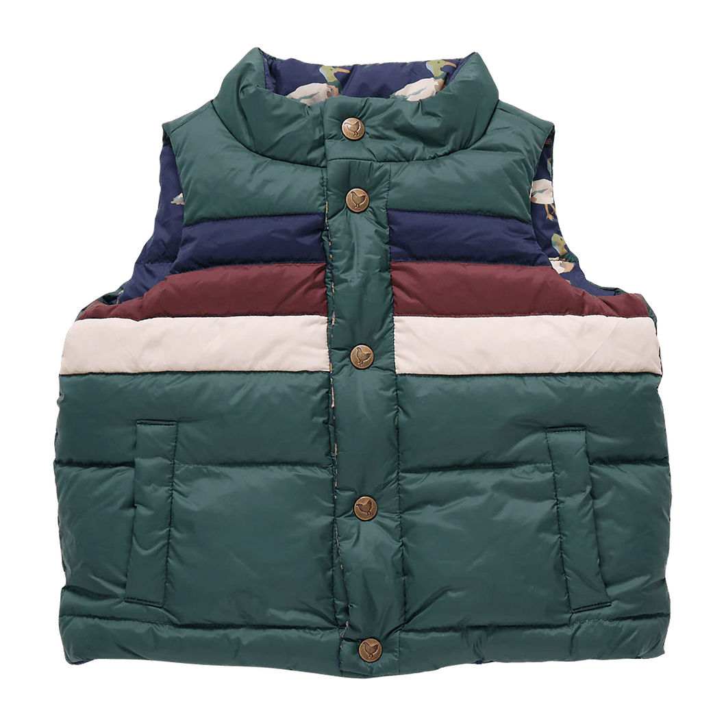 REVERSIBLE VEST - GREEN