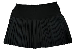 PLEATED SKORT- BLACK