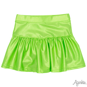 SHIMMER SKORT- LIME