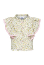 Load image into Gallery viewer, POSIE TOP- CREAM DITSY