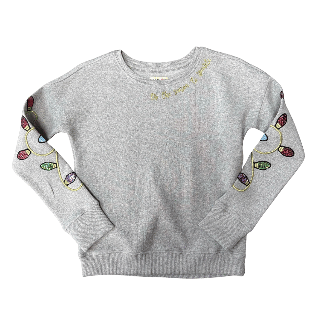 CHRISTMAS LIGHTS SEASON SWEATSHIRT