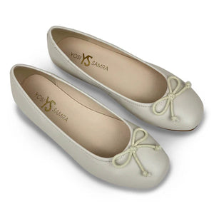 SADIE BALLET FLAT- BONE