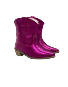 PURPLE METALLIC BOOTS