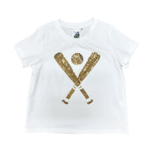 Load image into Gallery viewer, GOLD BASEBALL TEE