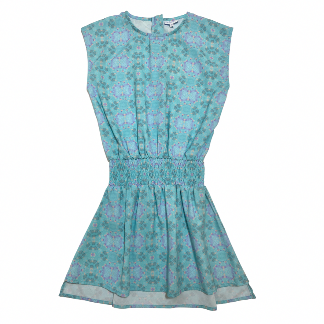 JOSIE DRESS- BELIZEAN BLUE