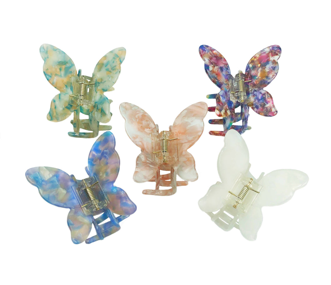 BUTTERFLY HAIR CLAWS
