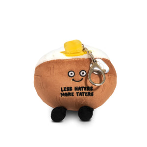 LESS HATERS MORE TATERS BAG CHARM